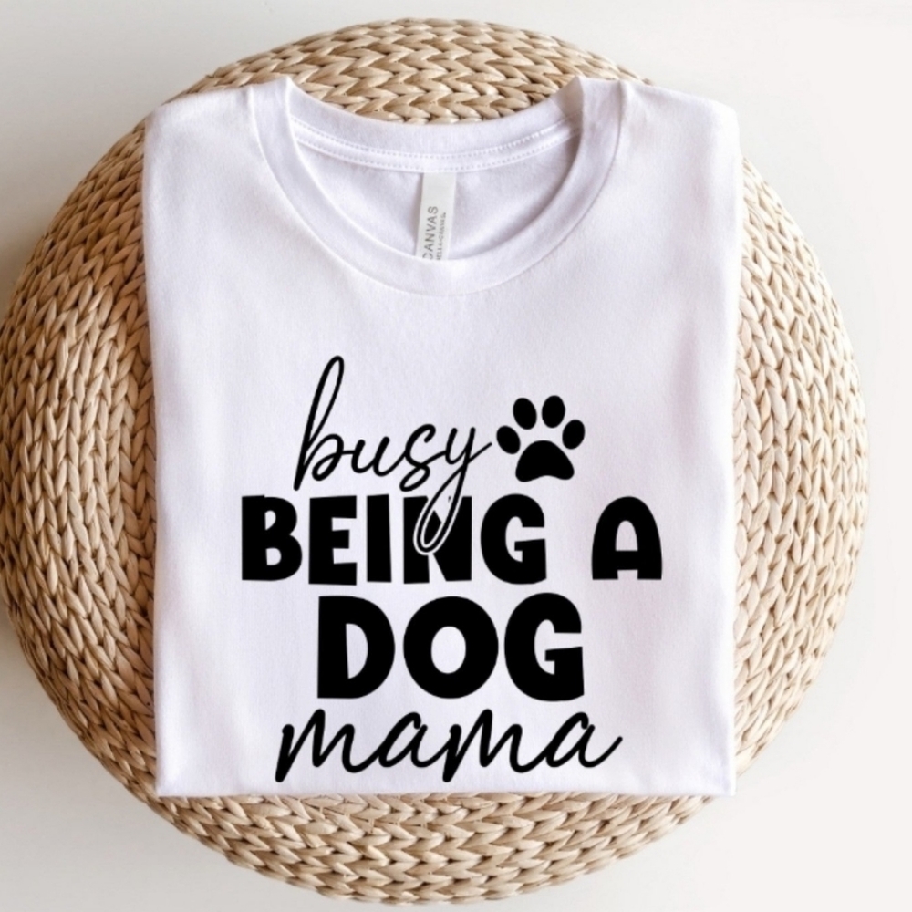 Dog mom T shirt, Dog Mama T-shirt, Dog Mom gift idea